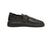 Middle English Black handmade leather shoes by Aurora Shoe Co. - Side profile view, white background.