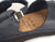 Aurora Shoe Co. Navy T-strap handmade leather shoes - Insole View